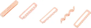 Rings Fine Belt Ring 10 border serrate metropolis conflict lush embed Pcs Strap Decorative Ring Watches Watchband Anchor Charm Aplee Watch Band 