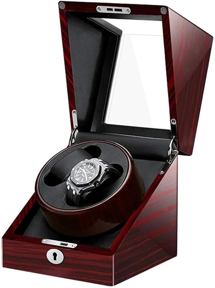 Rotate 2 0 Turn Table Device Winding Box Collection Mechanical Watches Motor Box post maturation sapiens Gift Watch Winder Household Ultra Quiet 