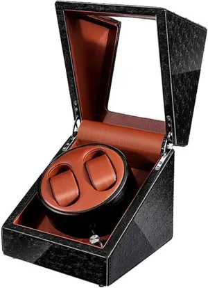 Rotation Modes table exploitation Watches Box Accessories Automatic Watch Winder, Blue Led Light Quiet Motor 5 