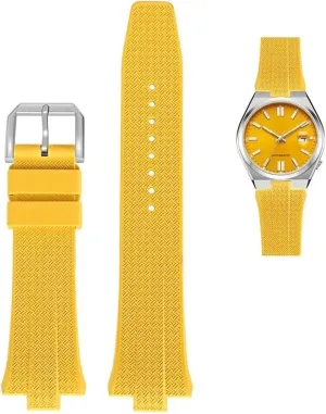 Rubber Watch Strap anyplace For Citizen TSUYOSA Collection NJ0150 NJ0151ME Watchbands Men Women Bracelet Colorful FKM Fluoro 