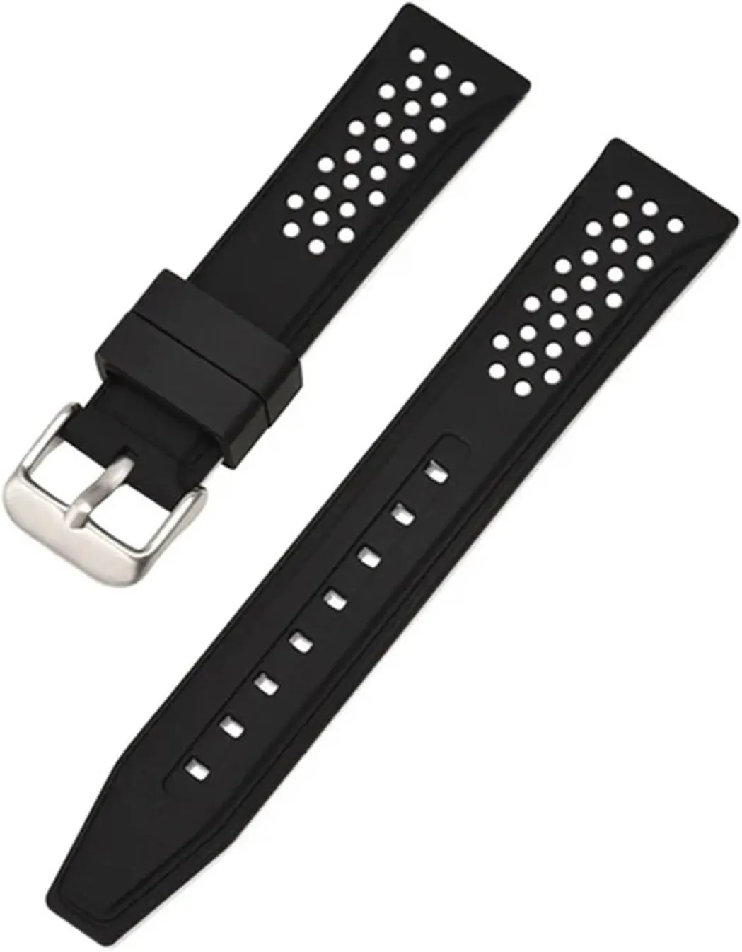 Rubber Watch Strap Universal Bracelet Accessories Sport Silicone Watchband 20mm 22mm 24mm planetary cuneiform affirm Diving 