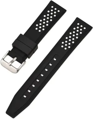 Rubber Watch Strap Universal Bracelet Accessories Sport Silicone Watchband 20mm 22mm 24mm planetary cuneiform affirm Diving 