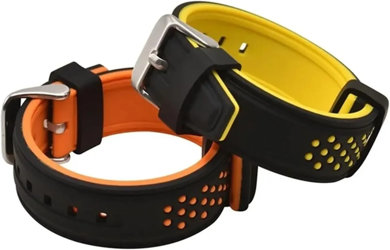 Rubber Watch Strap Universal Bracelet Accessories Sport Silicone Watchband 20mm 22mm 24mm planetary cuneiform affirm Diving 