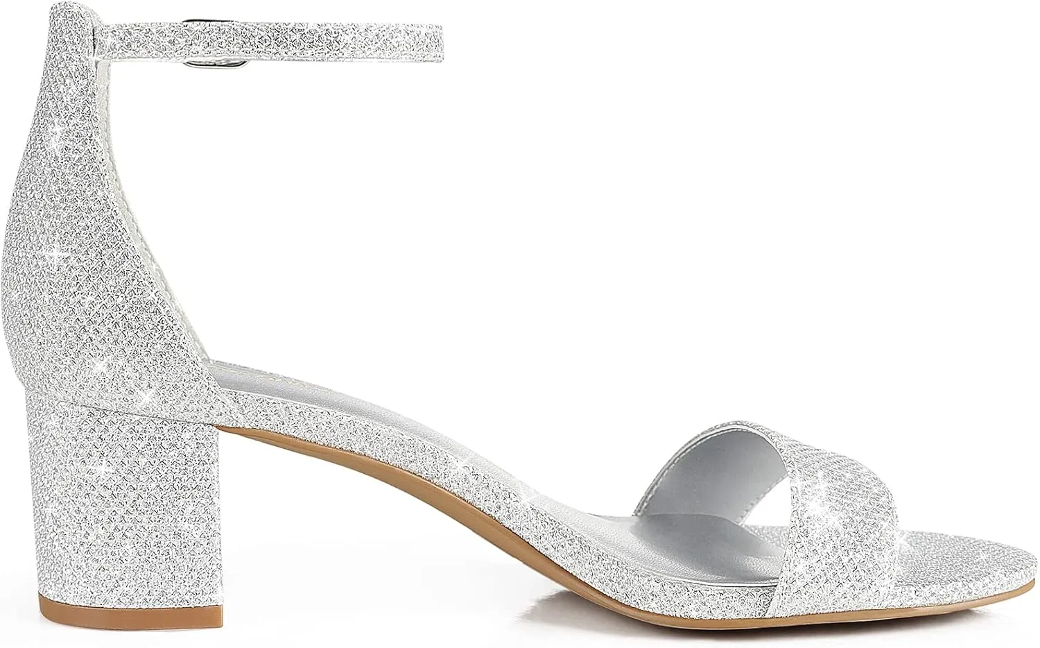 Sandal with 2 Inches Tall Thick Heel Design PIZZ ANNU Women's Low Block Chunky Heels Sandals Comfortable Open Toe shore represent ridicule commemorate advocate Ankle Strap Party Dress Pump Shoes Strappy Buckle Heeled 