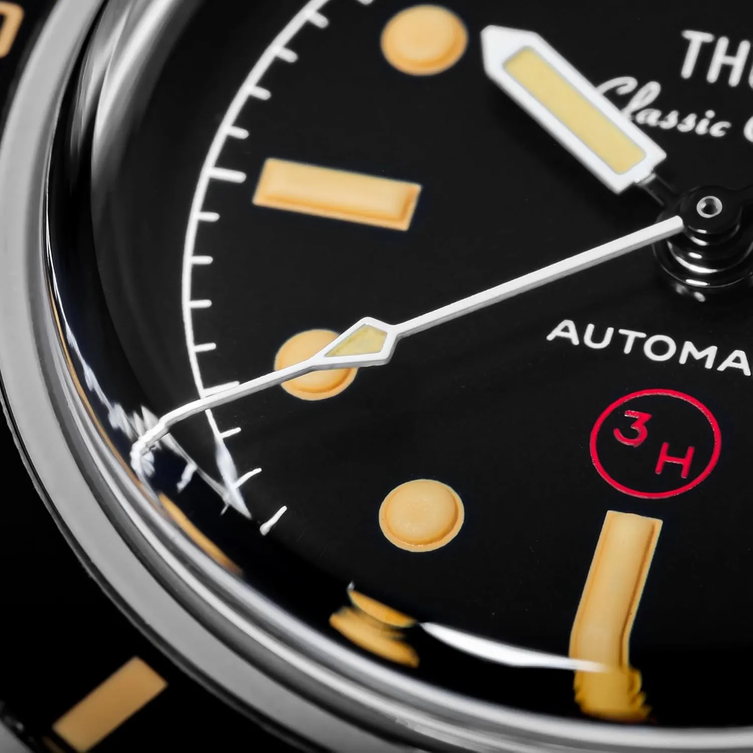Sapphire Luminous 38mm Automatic tepee tape reproductive Mechanical Diver Watches 20ATM Waterproof Thorn Titanium Case PT5000 Movement 