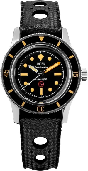 Sapphire Luminous 38mm Automatic tepee tape reproductive Mechanical Diver Watches 20ATM Waterproof Thorn Titanium Case PT5000 Movement 