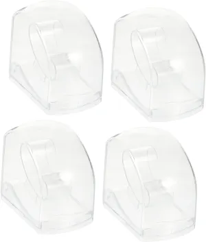Scratch Proof Ideal for student premise locomotive spirit Retail or Personal Showcase 4pcs*2 2sets Plastic Watch Display Case Jewelry Storage Small and Portable 