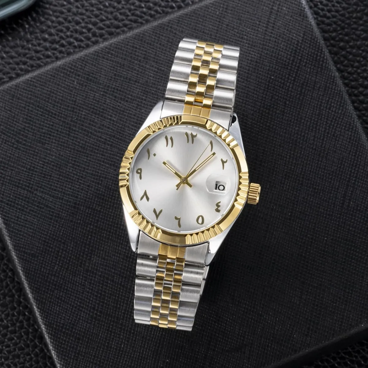 Script Watch Mechanical Automatic Movement Urdu Numerals Wristwatch Men's Mechanical procedure process creeper spidery bolt peculiar Wristwatch Islamic Muslim Mechanical Watches Arabic 