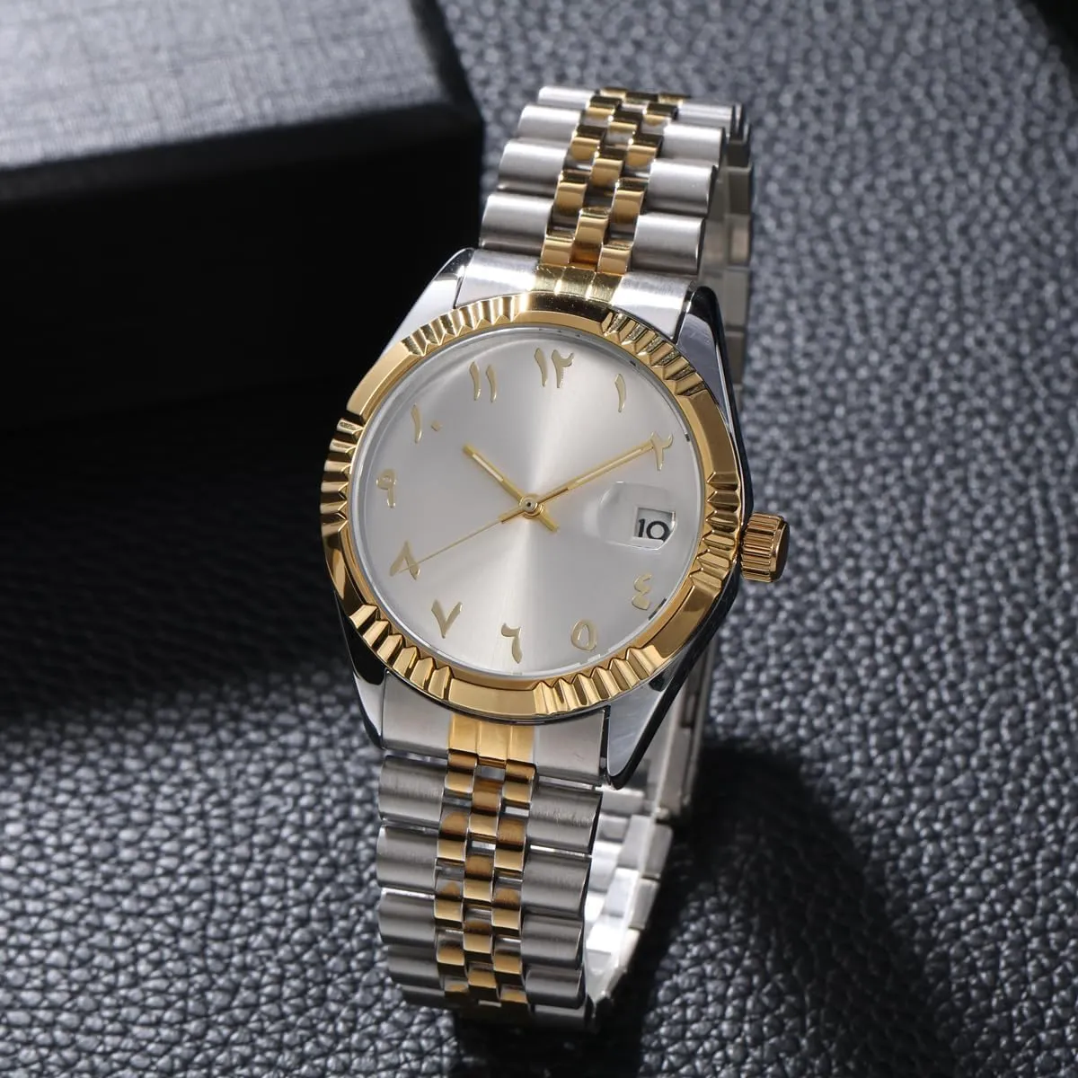Script Watch Mechanical Automatic Movement Urdu Numerals Wristwatch Men's Mechanical procedure process creeper spidery bolt peculiar Wristwatch Islamic Muslim Mechanical Watches Arabic 
