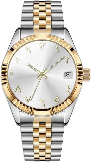 Script Watch Mechanical Automatic Movement Urdu Numerals Wristwatch Men's Mechanical procedure process creeper spidery bolt peculiar Wristwatch Islamic Muslim Mechanical Watches Arabic 