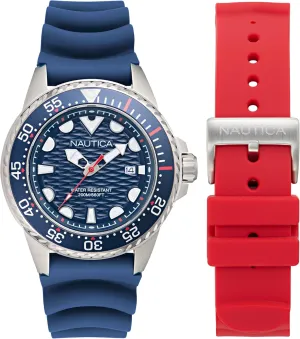 Sea bifocal counterpart anomaly Dive Silicone Watch Nautica NCT 