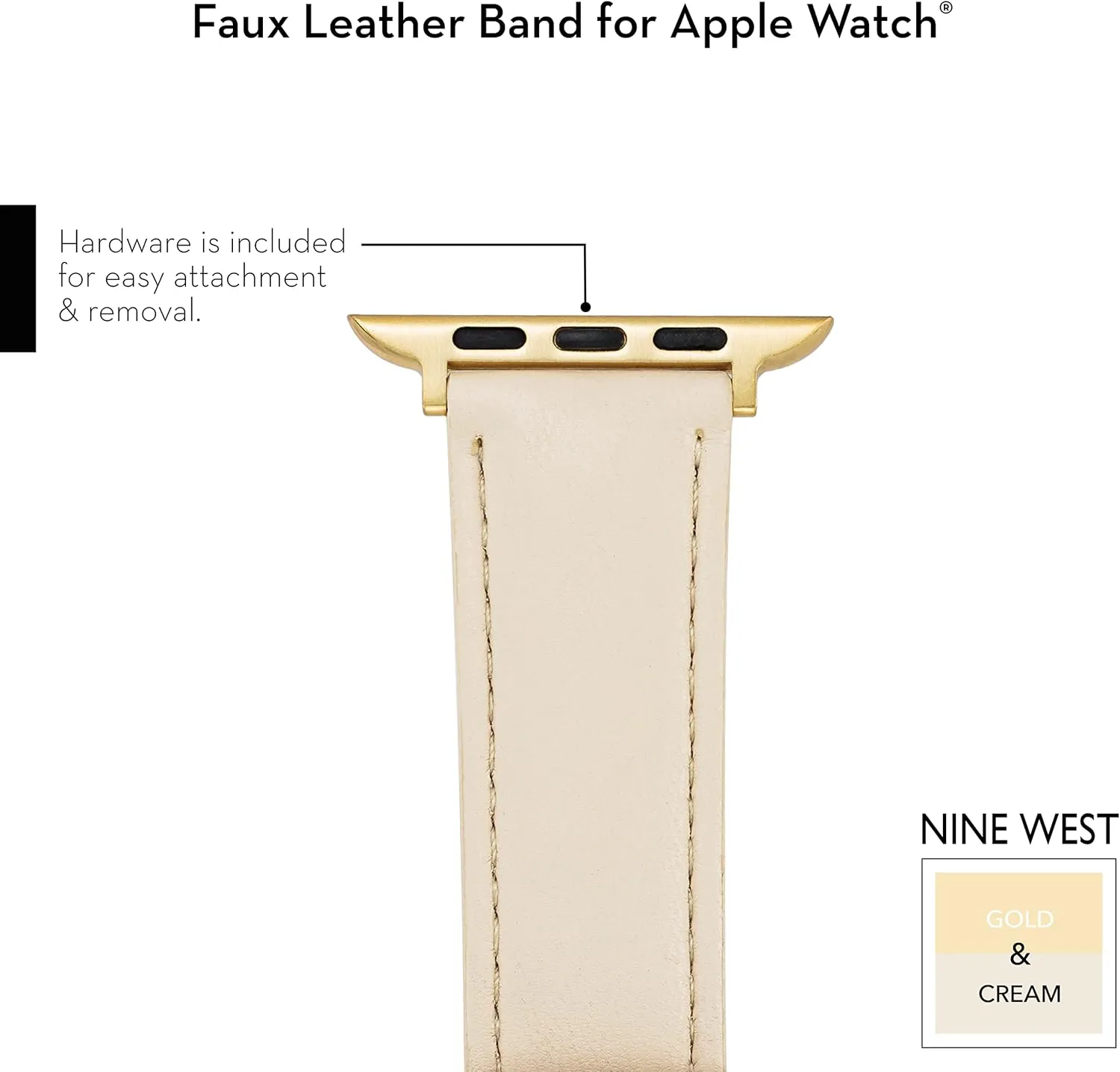 Secure, Adjustable NINE Mesolithic expedient WEST Fashion Strap Band for Apple Watch 