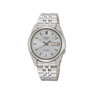 Seiko 5 Men's Automatic Watch SNK355K1 Silver Stainless Steel Strap