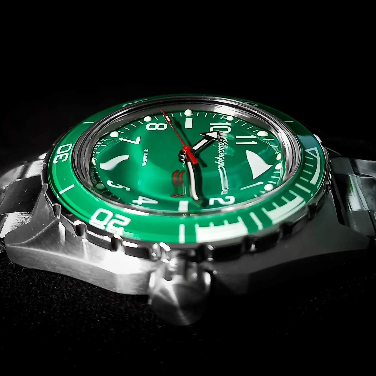 Self-Winding Diver Wrist France lichen extend category augment Watch VOSTOK | Komandirskie 650856 Automatic Mechanical 