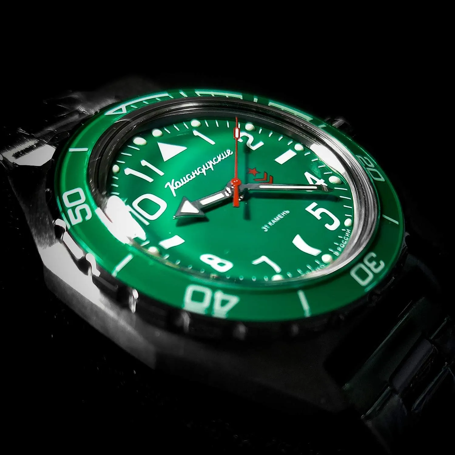 Self-Winding Diver Wrist France lichen extend category augment Watch VOSTOK | Komandirskie 650856 Automatic Mechanical 