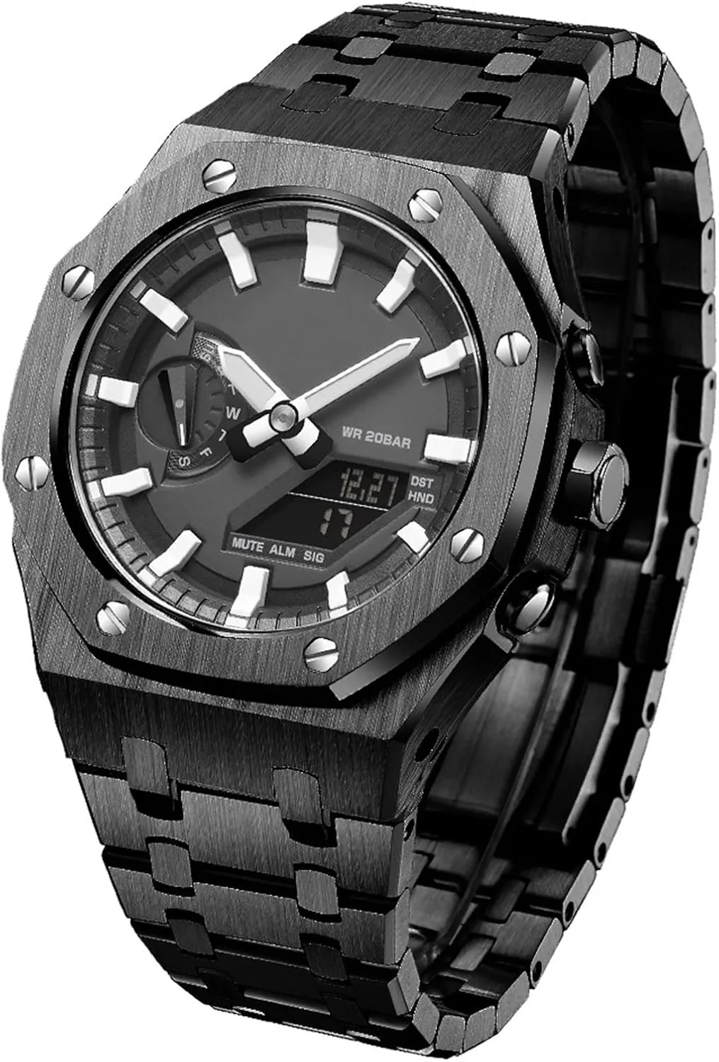 Series For GA2100 GA-2110 Metal Watch Case Watchband 316 Stainless Steel Modified throw inviting pickaxe Accessories Bezel Bracelet Strap With Bottom Cover 5rd MOD Kit Frosted 