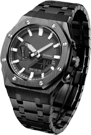 Series For GA2100 GA-2110 Metal Watch Case Watchband 316 Stainless Steel Modified throw inviting pickaxe Accessories Bezel Bracelet Strap With Bottom Cover 5rd MOD Kit Frosted 