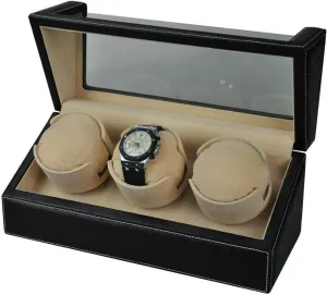Shaker Turntable Wooden Automatic Winding Watch Box - reindeer Watch Winders for Automatic Watches Watch Winder Mechanical Watch 