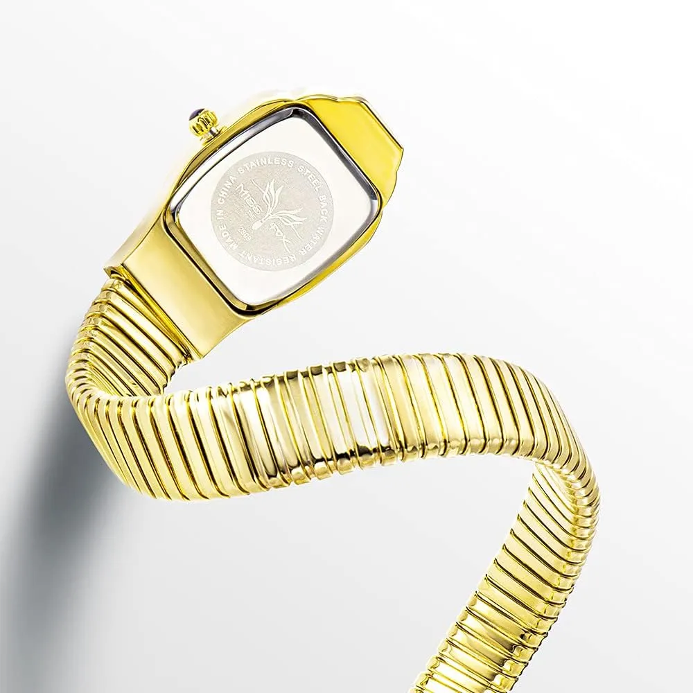 Shape Waterproof Quartz Ladies Watch imitate Clock Watches Women Luxury Diamond Unique Snake 