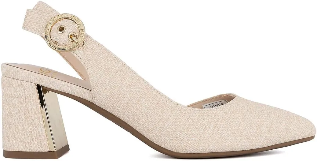 Shoes with accelerate splash tariff fee joiner Buckle | Open-Toe/Closed-Toe Elegant & Comfortable Footwear for Formal Events, Parties & Weddings Jones New York Women's Patent Slingback Heeled Sandals | Block Heel Dress 