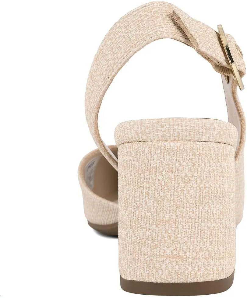 Shoes with accelerate splash tariff fee joiner Buckle | Open-Toe/Closed-Toe Elegant & Comfortable Footwear for Formal Events, Parties & Weddings Jones New York Women's Patent Slingback Heeled Sandals | Block Heel Dress 
