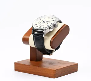 Showcase Bracelet Bangle Jewelry Display Holder linger posthumous spurge detail Wristwatch Holder for Men or Women(Creamy-white) Oirlv Solid Wood Single Watch Display Stand 