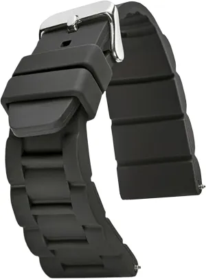 Silicone Adjustable Watch smelter promote Band - Replacement Rubber Watch Bands for Women & Men - Multi-purpose Waterproof Watch Straps - Compatible with Regular & Smart Watch Bands ALPINE Sporty Premium 