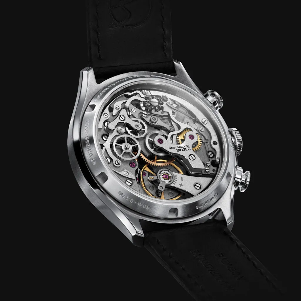 Singer Reimagined Heritage Chronograph Piano Black SR601