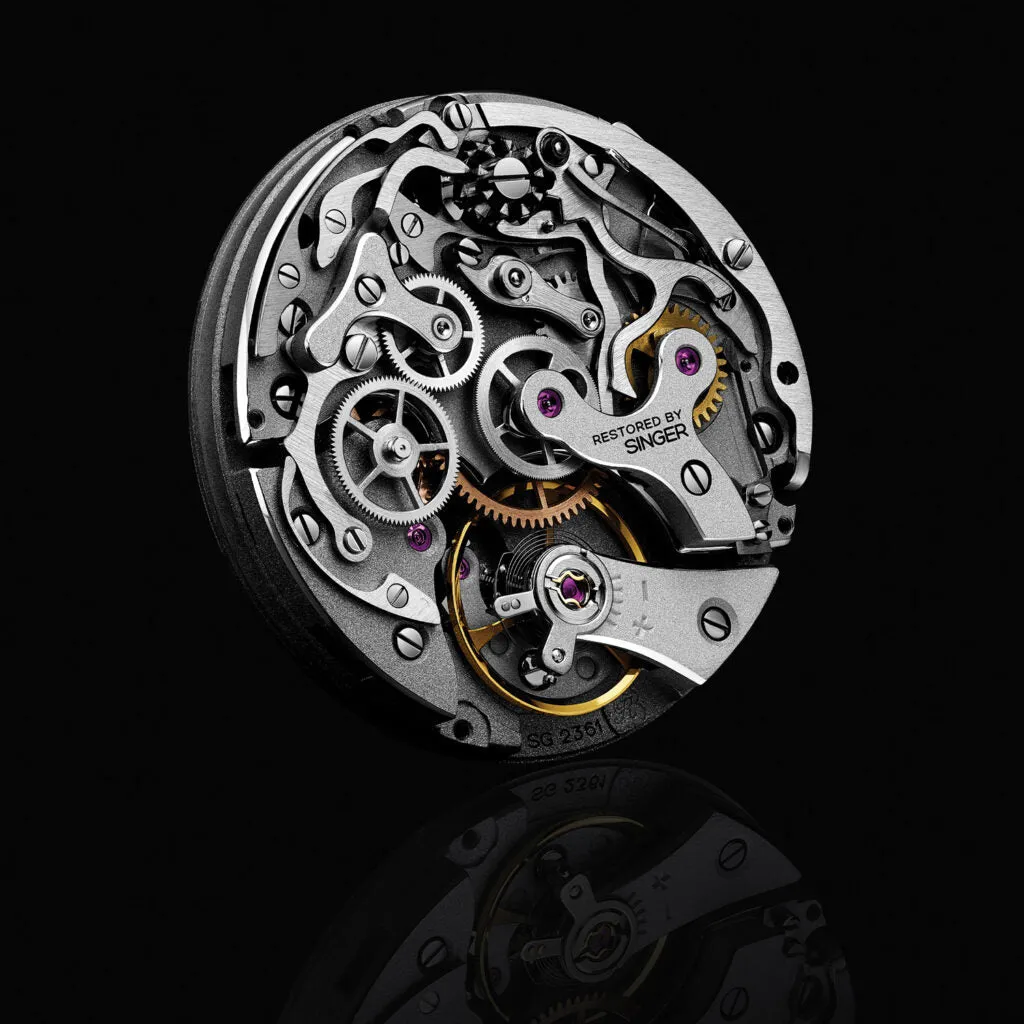 Singer Reimagined Heritage Chronograph Piano Black SR601