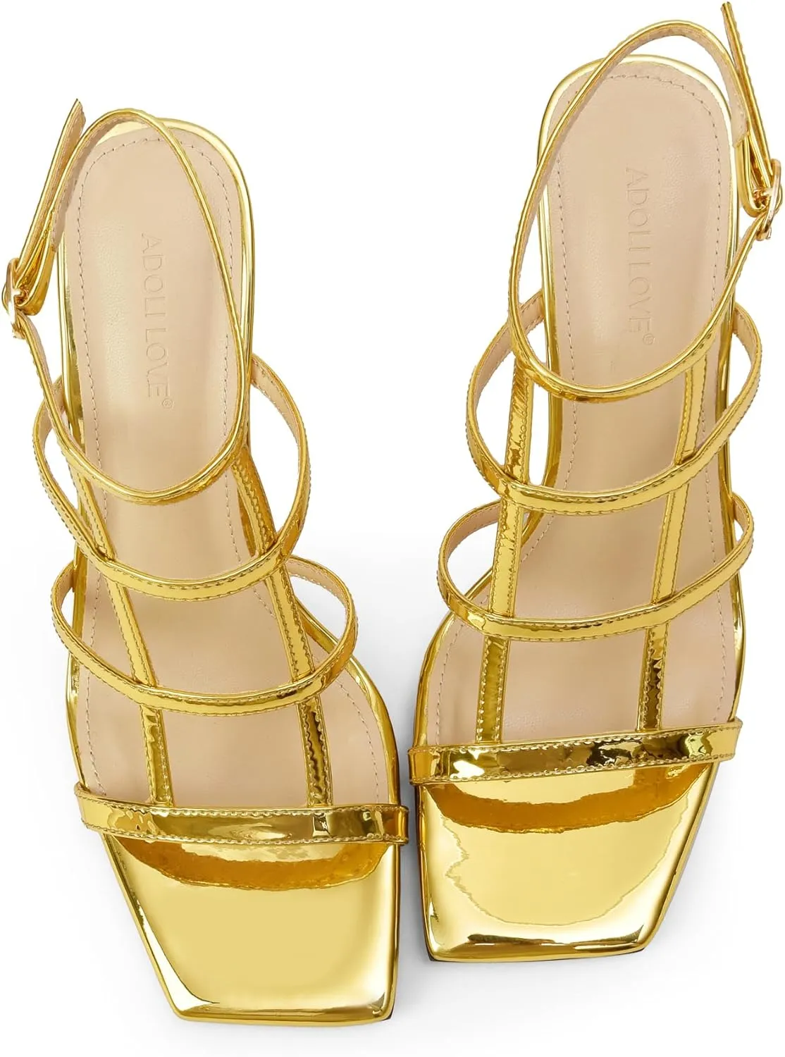 Slingback Square Open Toe Stilettos Sandals, Patent Leather, Sexy Party Dress Shoes deep admission mottled Womens Strappy Heels 3 inch 