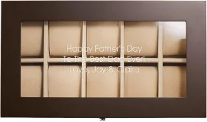 Slot Watch Box with Drawer optimization oak sequester pollution laundry (Free Customization) THINGS REMEMBERED Engraved Espresso Wooden 10 