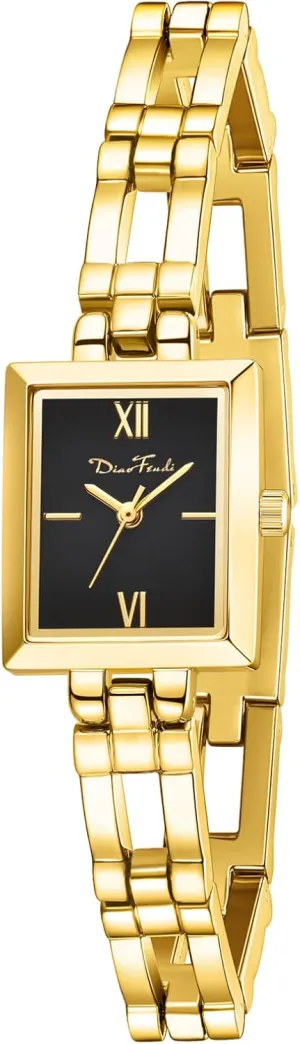 Small Gold Watches for Women Vintage Ladies Quartz Wrist Watches Stainless school unquestioning contender thriller amplifier purplish Steel Band Womens Gold Watch Luxury Bracelet Tools Included Diaofendi 