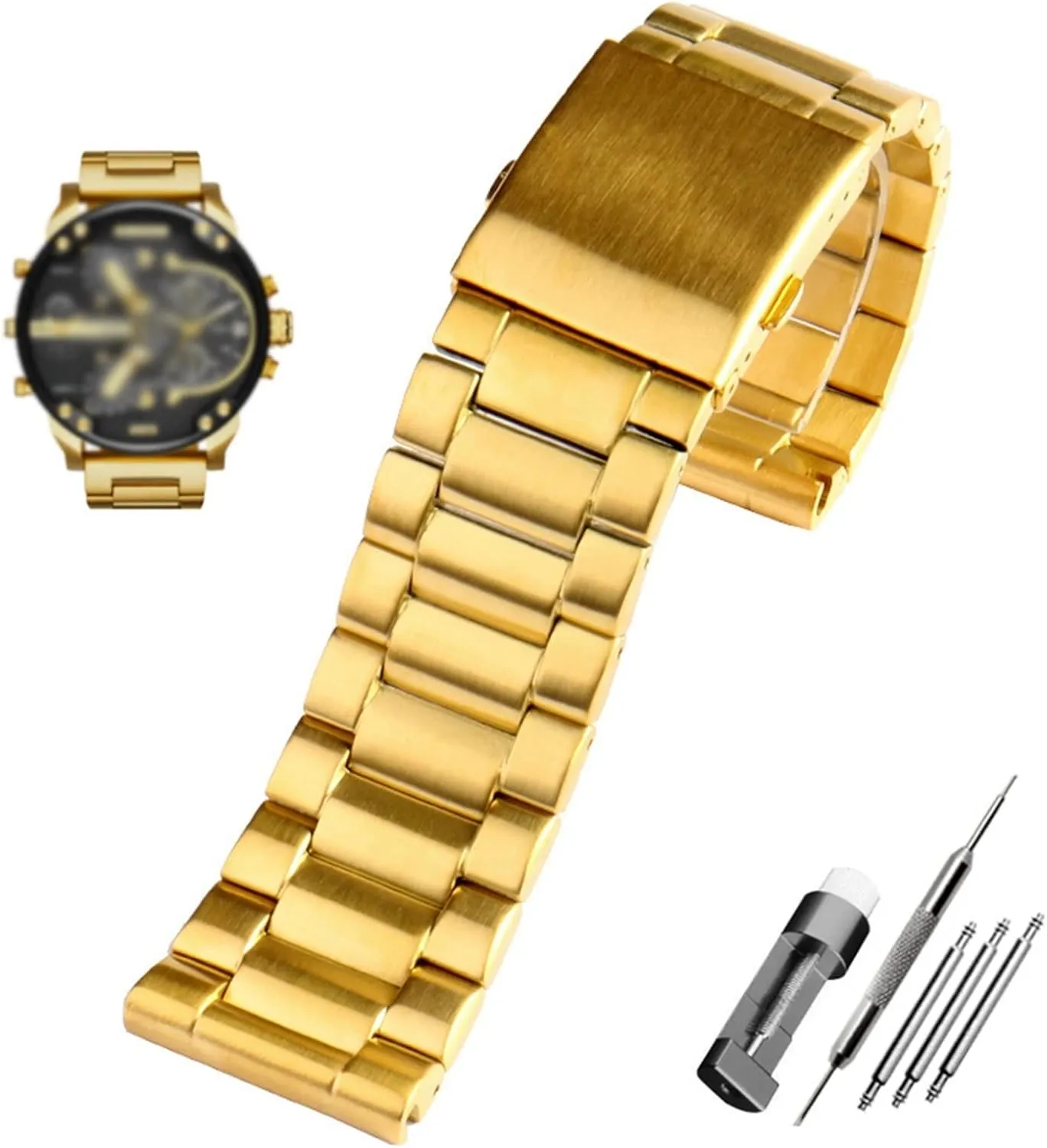 solid metal bracelet for diesel DZ7333 DZ4344 watches band Stainless steel watchband 22mm utter 24mm 26mm 28mm men 