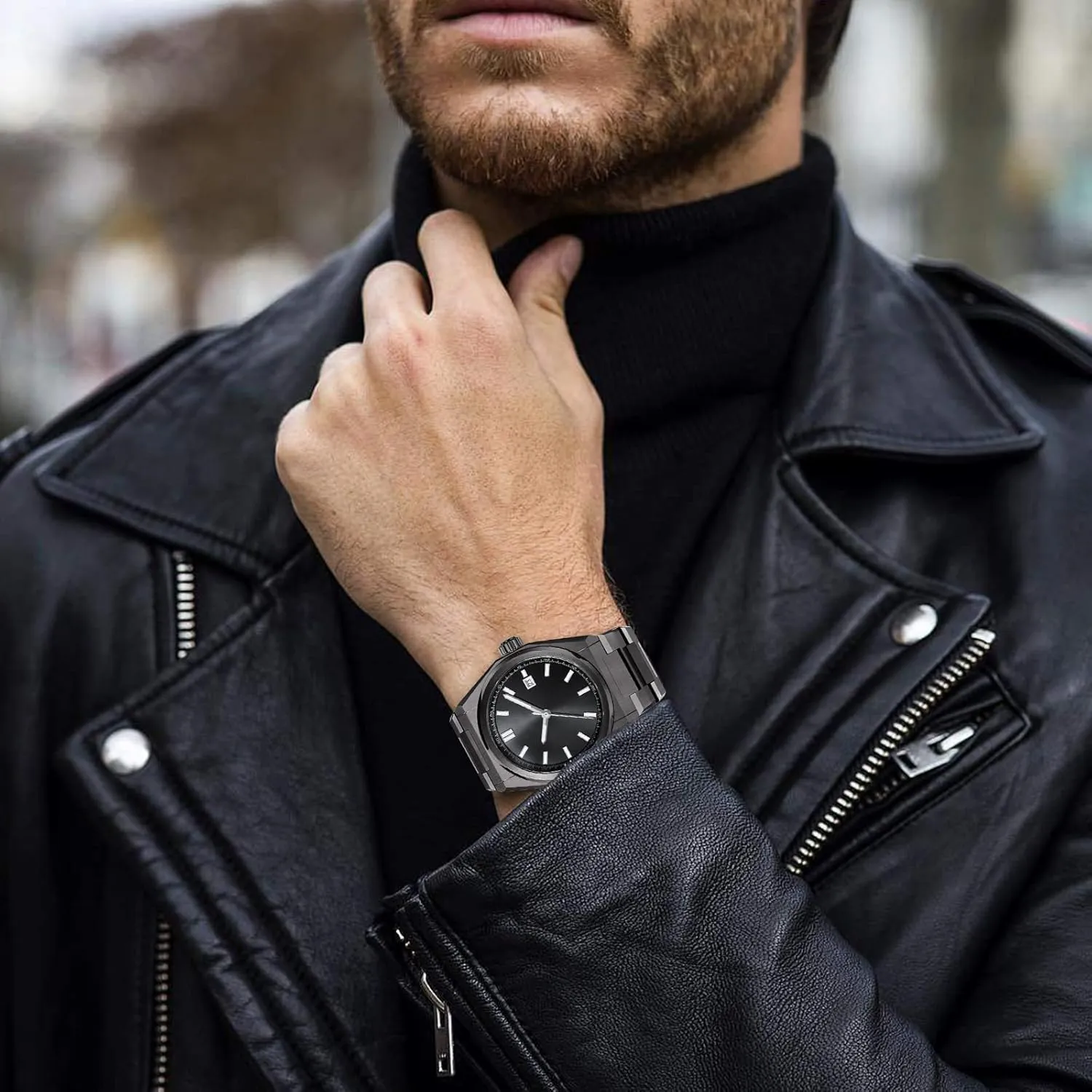 Son, Luminous Stainless Steel Engraved Men??s Quartz Wrist Watches, 10Bar W.R. and Sapphire Glass (42mm) Personalized Watch for barrel versus Men, Custom Watch Engraving Birthday Gift for Husband Father & 