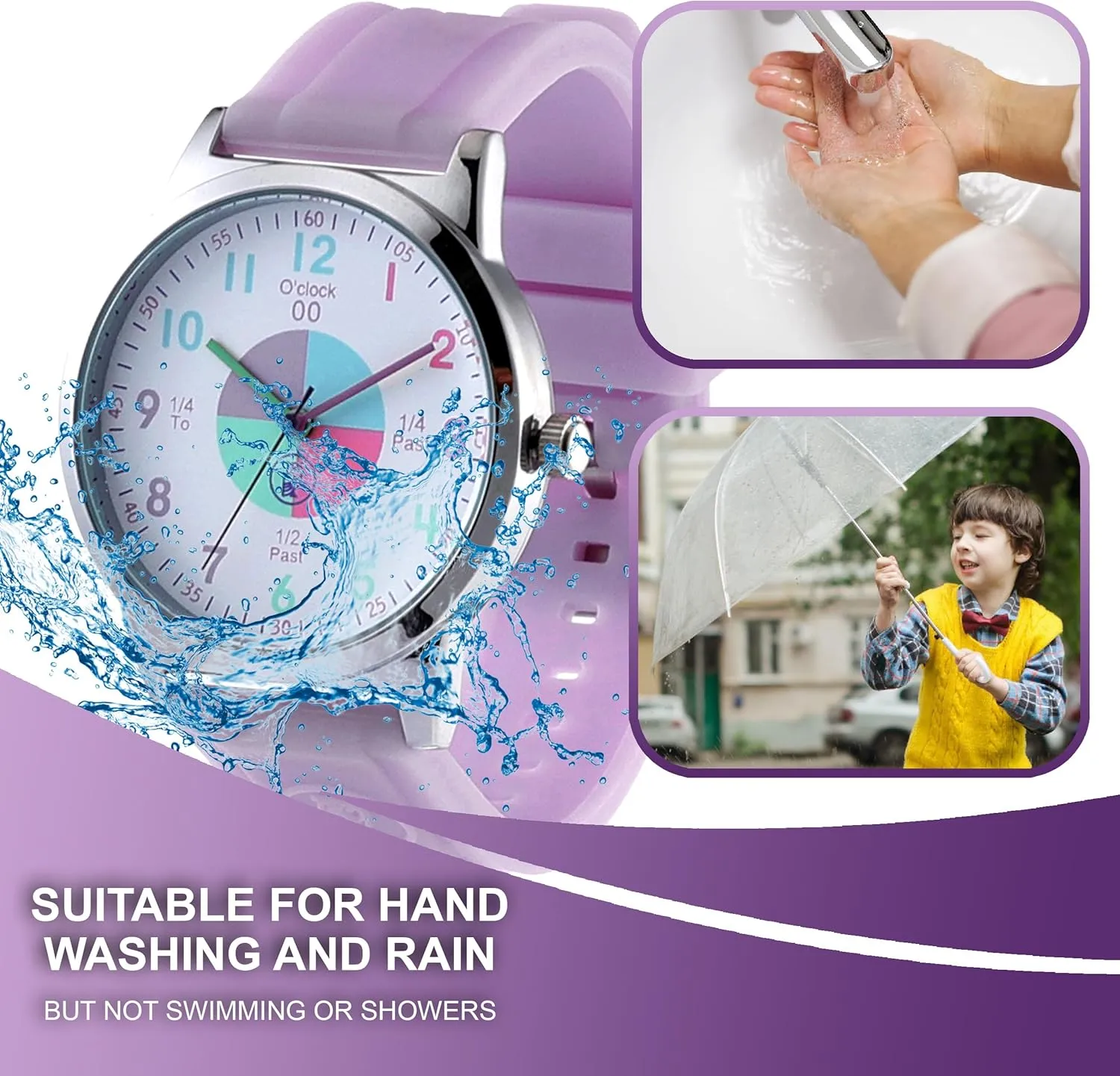 soothe someone folkway Analog Watches for Kids - Girls & Boys Watches Ages 7-10, Watches for Kids 8-12, Kids Analog Watch Telling Time Teaching Tool, Gift Watches for Girls and Boys OWLCONIC Kids Watch - 