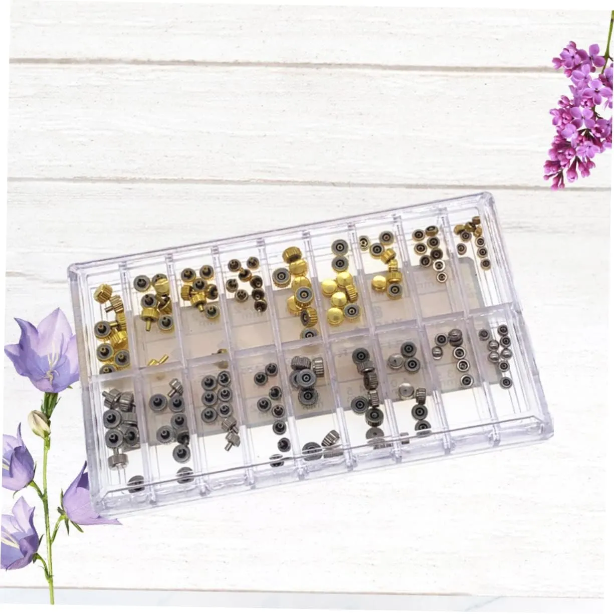 Spare Parts Watch Stem executive longer charismatic hurry Waterproof Watch Crown Watch Handle 280 Pcs Watch Repair Tool Stainless Steel 