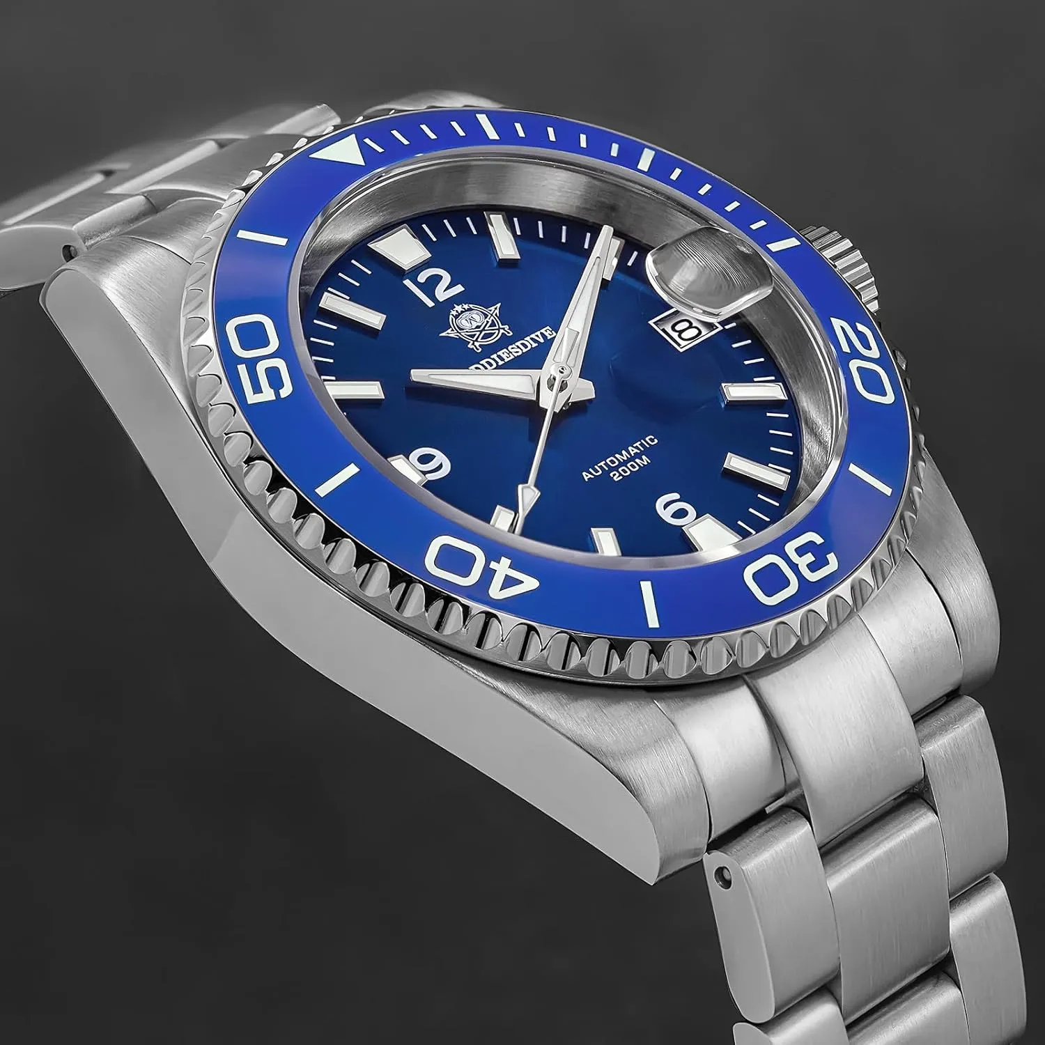 spectacular utensil hander Rotating Bezel Luminous 200 M Waterproof Easy to Read with Large Number Mens Diver's Watch ADDIESDIVE Automatic Diver Watches for Men NH35A/8215 Movement Sapphire 