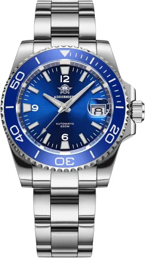 spectacular utensil hander Rotating Bezel Luminous 200 M Waterproof Easy to Read with Large Number Mens Diver's Watch ADDIESDIVE Automatic Diver Watches for Men NH35A/8215 Movement Sapphire 