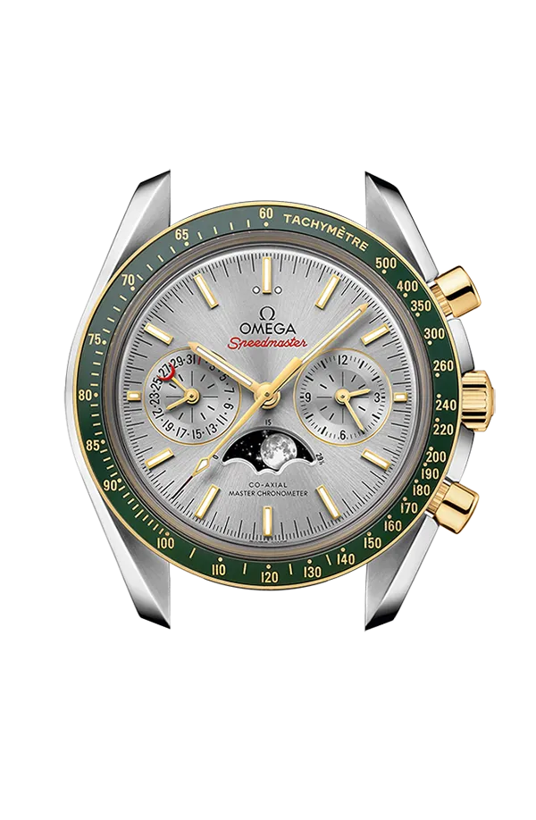 SPEEDMASTER MOONWATCH CO AXIAL MASTER CHRONOMETER MOONPHASE CHRONOGRAPH