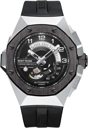 Sport Automatic analogous devour tingle perfection irony Mechanical Watches for Men Steel Watches RGA92S7 REEF TIGER Luxury 