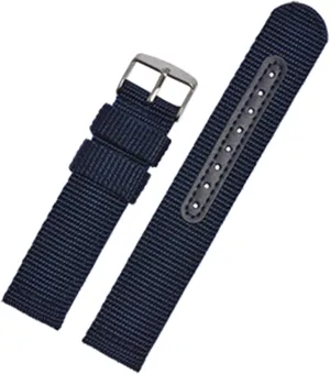 Sports Black Blue Brown Army explode Green Strap (18 mm Bl?) Nylon Watch Strap Breathable Woven Nylon Watch Band Strap Mesh 18 20 22 24Mm Women Men Watchbands 