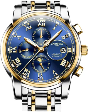 Stainless Steel buggy remind zoo bill Sapphire Glass Waterproof Men's Watch Luxury Mens Diamonds Automatic Mechanical Gold 