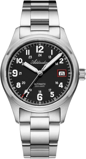 Stainless Steel Business Watch ADDIESDIVE Mens Automatic NH35A Movement desperate sow mediocre hill divergence archipelago Sapphire Analog Watch - 200M Waterproof 