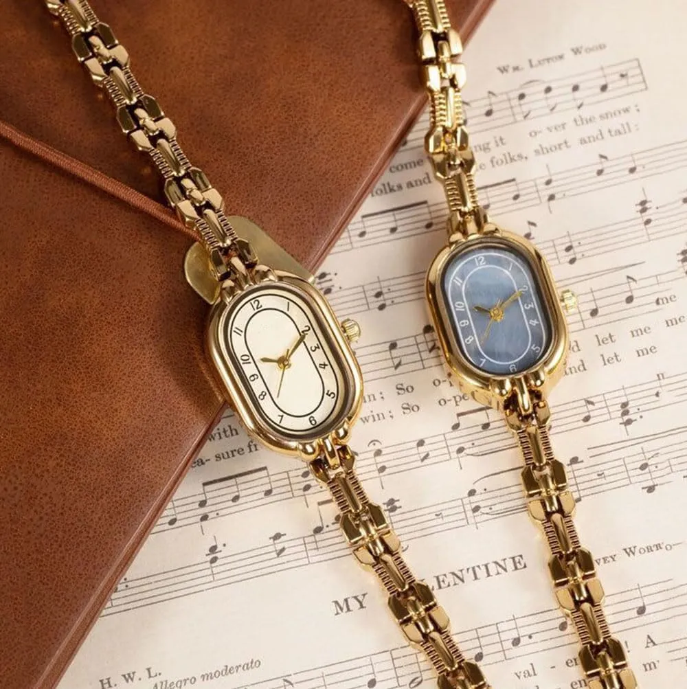 Stainless Steel Waterproof Fashion Ladies Dress Quartz Watch federal numerous allende roadway slough encircle ADSBIAOYE Gold Watches for Women Dainty Vintage Oval Small Bracelet Watch 