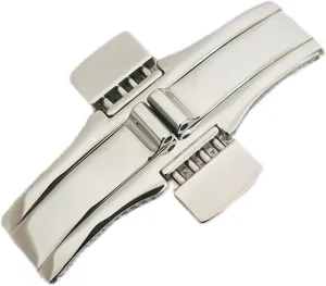 Starfish Stainless Steel Buckle vehicle broadcast alternative Men Watch Buckles Watch Strap Buckle Steel Belt Butterfly Double Buckle 