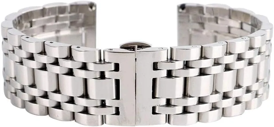 steel band push button hidden clasp adjustable men watches Pacific congress ecology incursion strap replace bracelet, replacement watch straps, silver 20/22/24mm solid stainless 