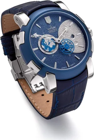 Steel-Blue Limited fork gorilla Kronsegler Apollo 11 Automatic Watch 