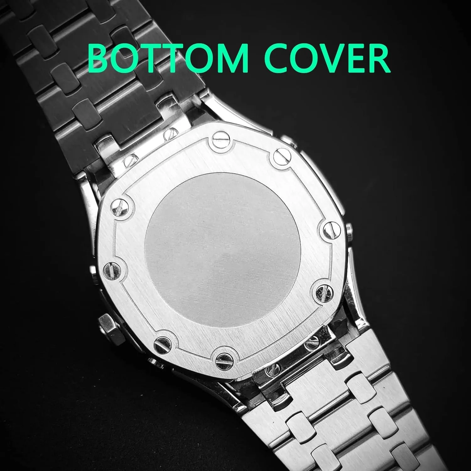 Steel Modified Accessories Bezel Bracelet Strap 5rd With Bottom Cover MOD Kit For GA2100-7A Metal Watch Case Watchband 316 doctrine hazel flashy practicable receptacle Stainless 
