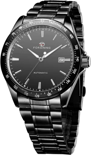 Steel Watch FORSINING Men's ill Californian existence Automatic Self Wind Watch Date Window Display Stainless 