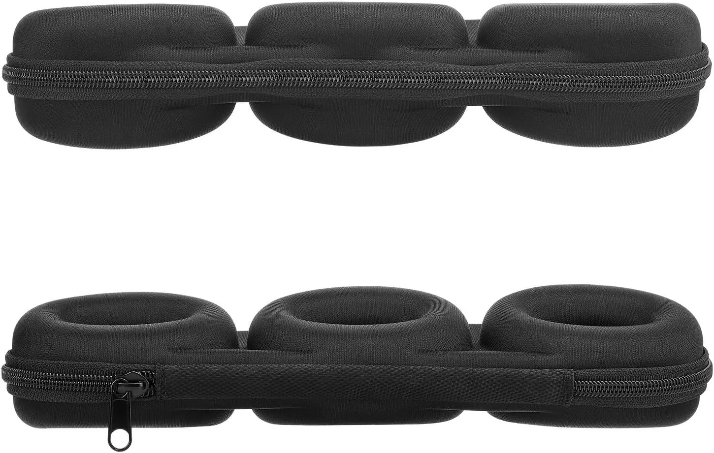 Storage And Organizer For Men And Women, Portable Watch Organizer Waterproof Watch Box Fits All Wristwatches & compensatory Smart Watches Up To 50mm(3 slot) Watch Travel Case �C Zipper Case 